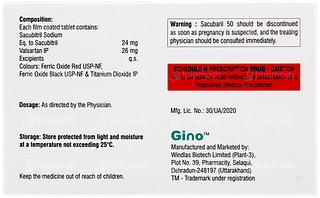 Sacubaril 50 Tablet 14