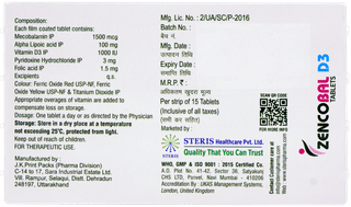 Zencobal D3 Tablet 15