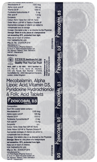 Zencobal D3 Tablet 15