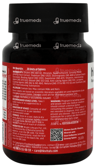 Healthkart Hk Vitals Multivitamin Women Tablet 30