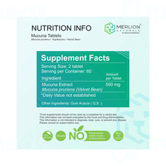 Merlion Naturals Mucuna Tablet 120