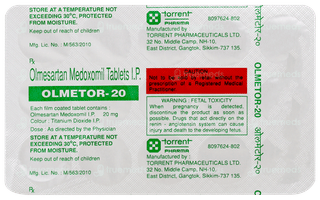 Olmetor 20 Tablet 15