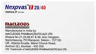 Nexovas T 20/40 Tablet 10
