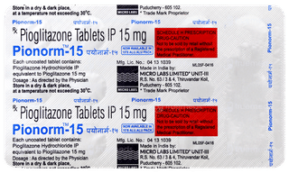 Pionorm 15 Tablet 15