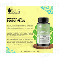 Bliss Of Earth Moringa 500mg Tablet 60