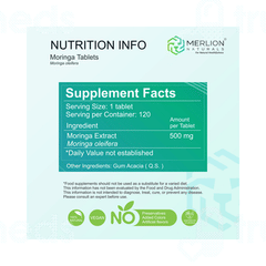 Merlion Naturals Moringa Tablet 120
