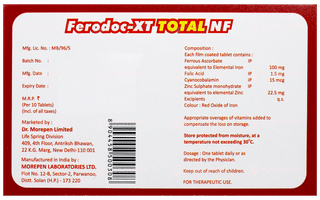 Ferodoc Xt Total Nf Tablet 10