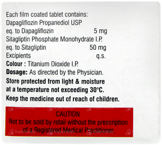Dapanova S 5/50 Tablet 10