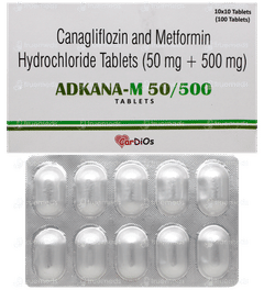 Adkana M 50/500 Tablet 10 Adkana M 50/500 Tablet 10