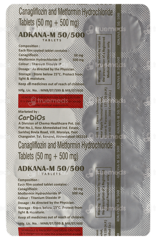 Adkana M 50/500 Tablet 10