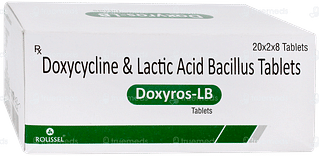 Doxyros Lb 100mg/90m Tablet 8