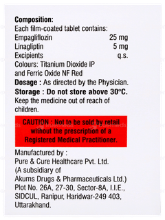 Emplogin L 25/5 Tablet 10