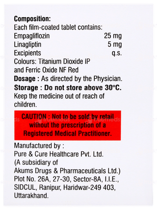 Emplogin L 25/5 Tablet 10