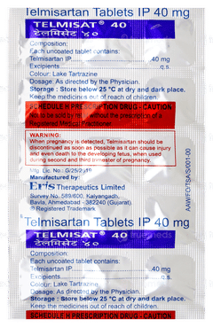 Telmisat 40 Tablet 15