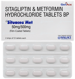 Situacea Met 50mg/500mg Tablet 15