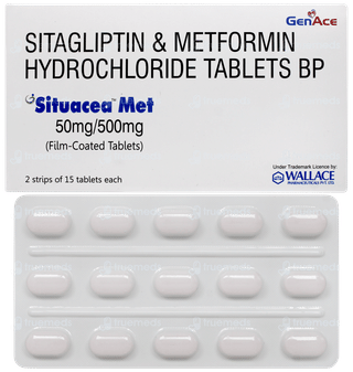 Situacea Met 50mg/500mg Tablet 15