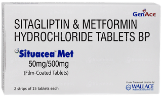 Situacea Met 50mg/500mg Tablet 15