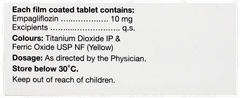 Empacip 10 Tablet 10 Empacip 10 Tablet 10