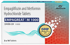 Empagreat M 1000 Tablet 10