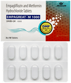 Empagreat M 1000 Tablet 10
