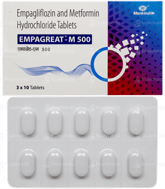 Empagreat M 500 Tablet 10 Empagreat M 500 Tablet 10