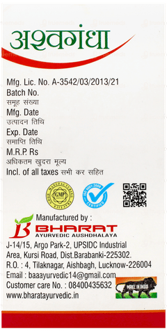 Bharat Ashwagandha Tablet 60