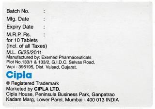 Empasov S 10/100 Tablet 10