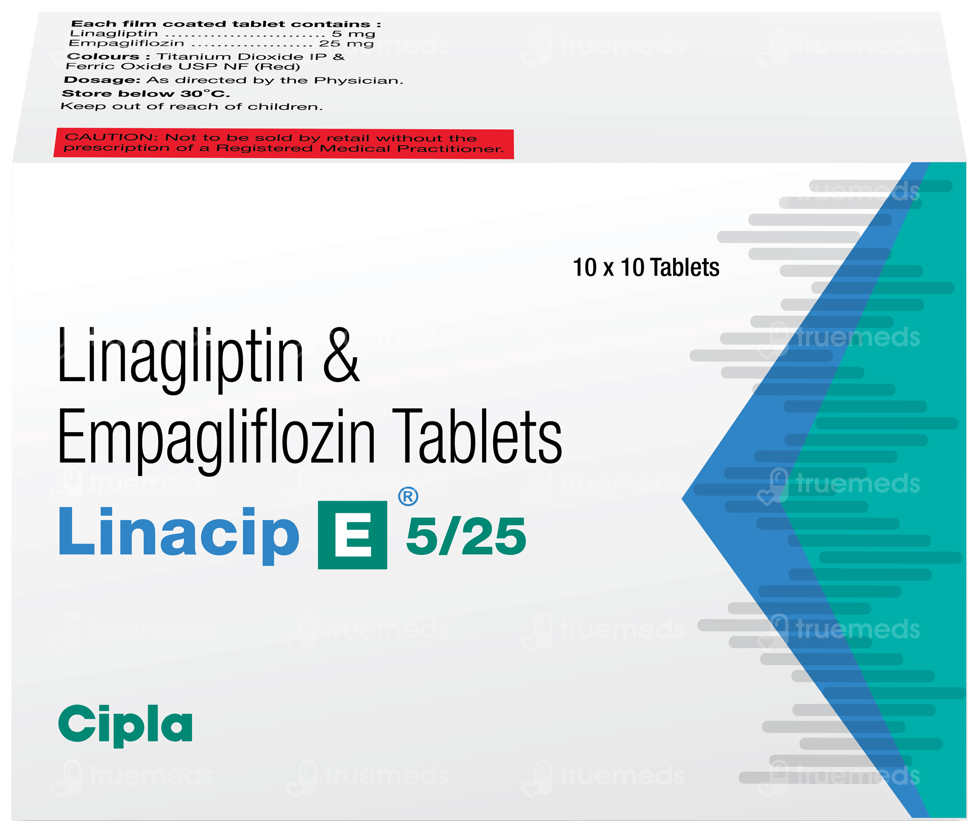 Linacit Linacip E 525 Tablet 10 - Uses, Side Effects, Dosage, Price | Truemeds