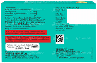 Empaglyde M 1000 Tablet 10