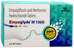 Empaglyde M 1000 Tablet 10 Empaglyde M 1000 Tablet 10