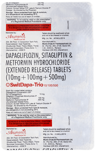 Switdapa Trio 10/100/500 Tablet 10