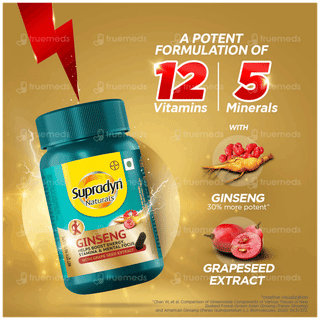 Supradyn Naturals Ginseng With Grape Seed Extract Tablet 30