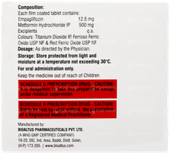 Empagligen M 12.5/500 Tablet 10 Empagligen M 12.5/500 Tablet 10