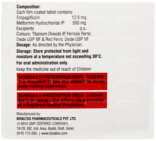Empagligen M 12.5/500 Tablet 10