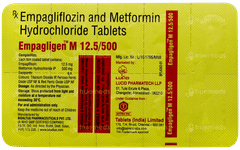 Empagligen M 12.5/500 Tablet 10 Empagligen M 12.5/500 Tablet 10