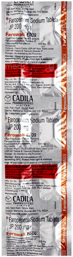 Ferowall 200 Tablet 10 Ferowall 200 Tablet 10