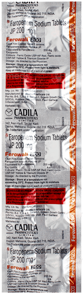 Ferowall 200 Tablet 10