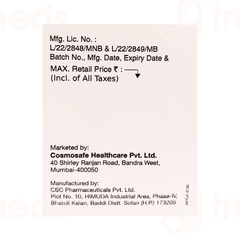 Isthmus 2.5mg Tablet 30