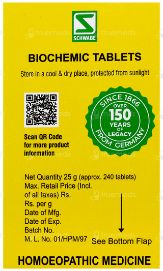 Dr Willmar Schwabe Magnesium Phosphoricum 6x Biochemic Tablet 25gm