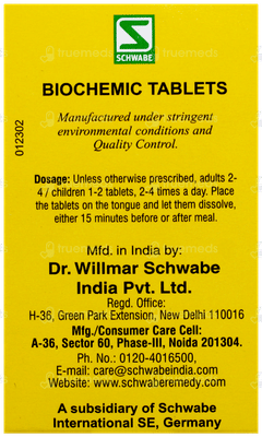 Dr Willmar Schwabe Magnesium Phosphoricum 6x Biochemic Tablet 25gm