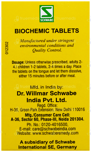 Dr Willmar Schwabe Magnesium Phosphoricum 6x Biochemic Tablet 25gm