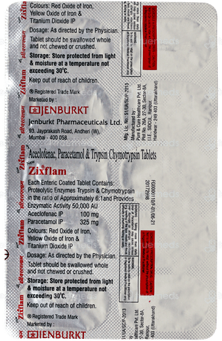 Zixflam New Tablet 10