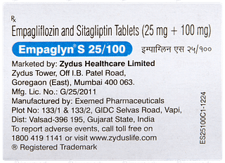 Empaglyn S 25/100 Tablet 10