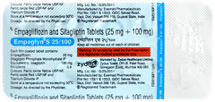Empaglyn S 25/100 Tablet 10