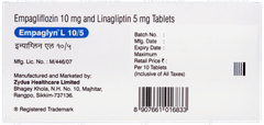 Empaglyn L 10/5 Tablet 10 Empaglyn L 10/5 Tablet 10