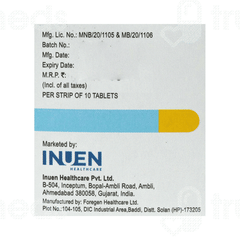 Inudap 5 Tablet 10
