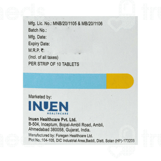 Inudap 5 Tablet 10