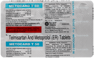 Metocard T 50 Tablet 15