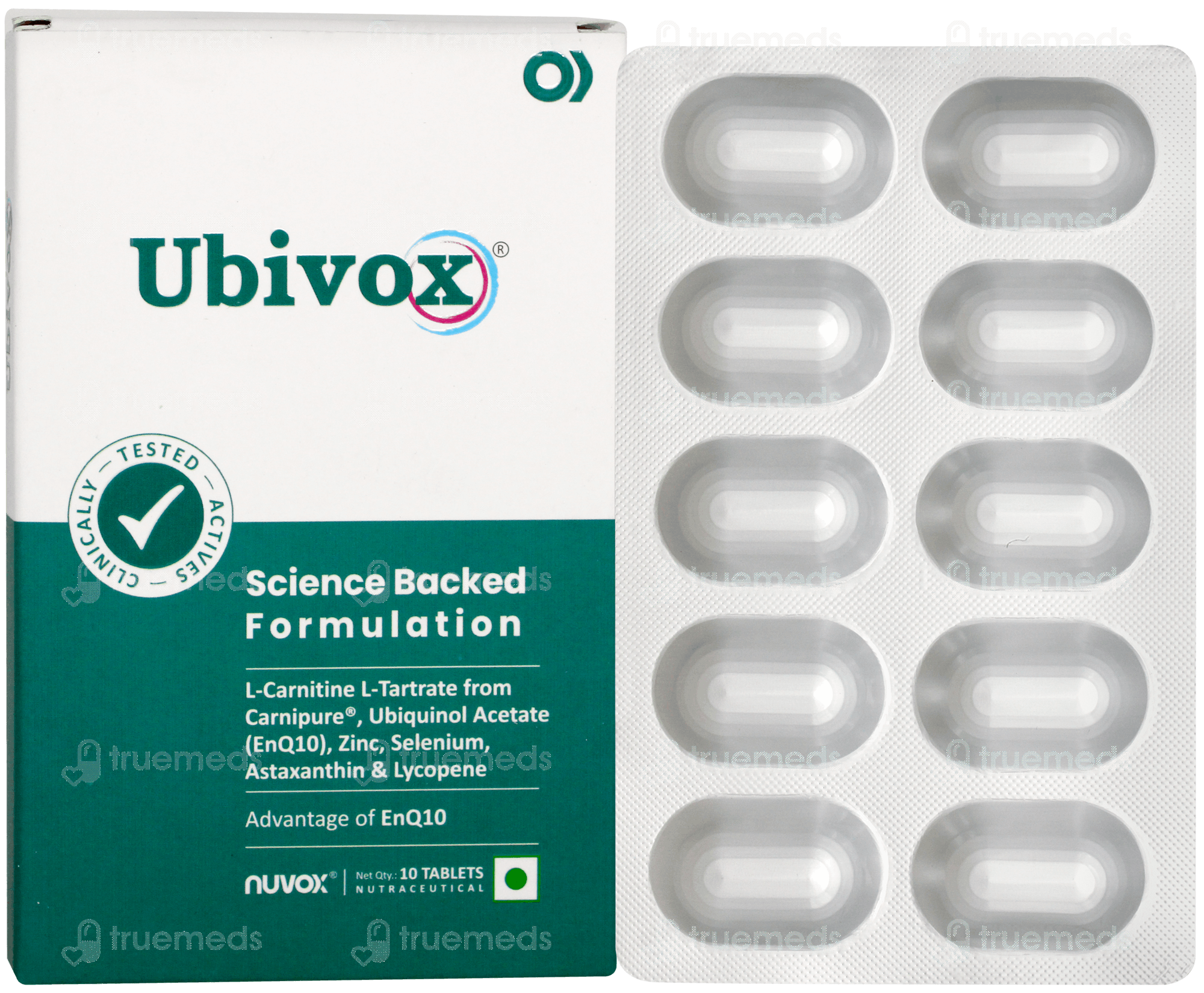 Ubivox Tablet 10 - Uses, Side Effects, Dosage, Price | Truemeds