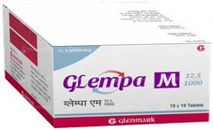 Glempa M 12.5/1000 Tablet 10 Glempa M 12.5/1000 Tablet 10